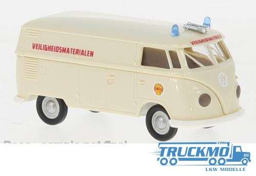 Brekina Shell Veiligheidsmaterialen Volkswagen T1b Kasten 1960 32748