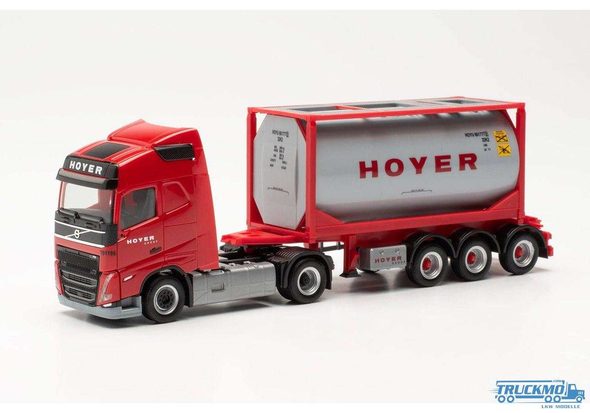 Herpa Hoyer Volvo FH Globetrotter Tank Container Semitrailer 316316