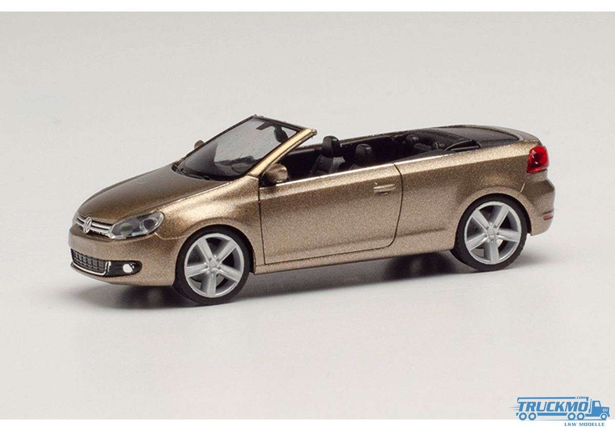 Herpa Volkswagen Golf Cabrio sweet data gold metallic 034869-002