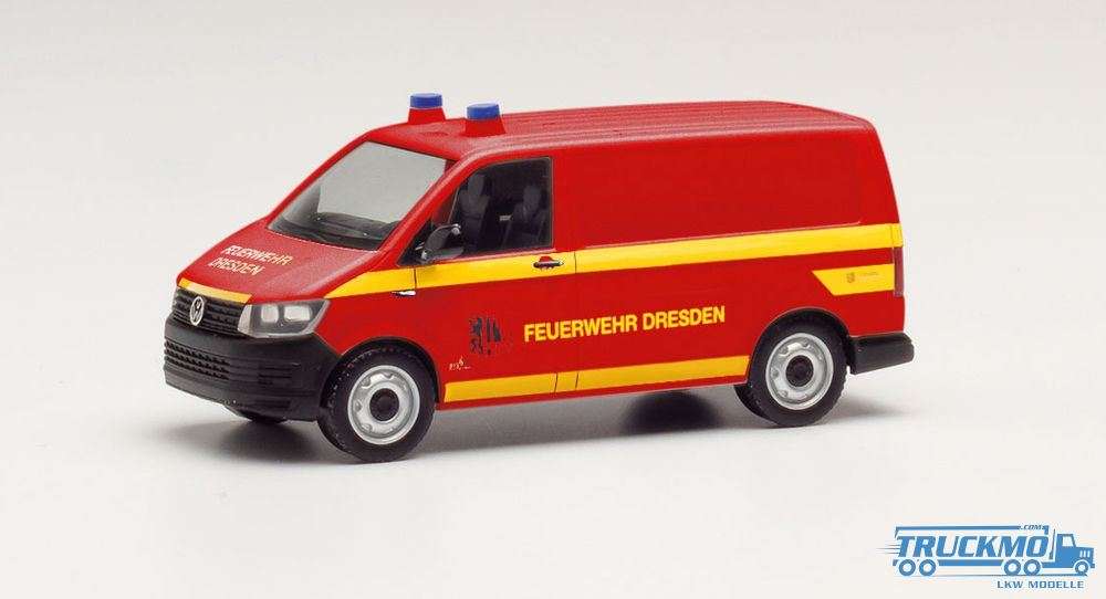 Herpa Feuerwehr Dresden Volkswagen T6 Kasten 095433