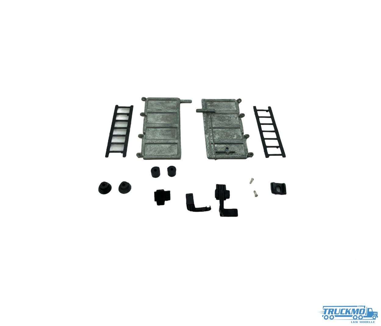 Tekno Parts Hooklift System + 40m3 Müllcontainer Teile 77532