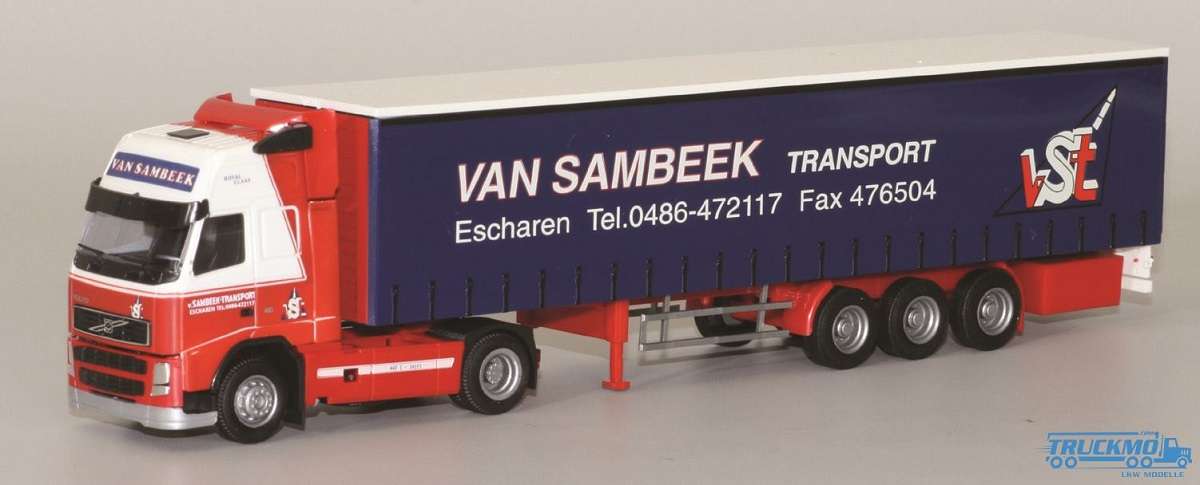 AWM Sambeek Volvo FH Globetrotter XL Planenauflieger 53076