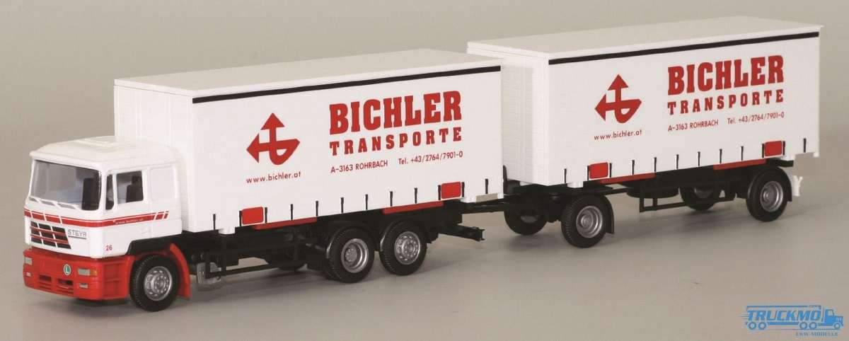 AWM Bichler MAN Steyr Interchangeable curtain trailer trailer 54188