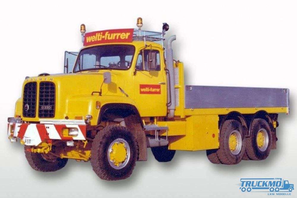 Golden Oldies Line 50 Bausatz Welti-Furrer Saurer D330 Hauber 6x6 mit Pritsche G0008384