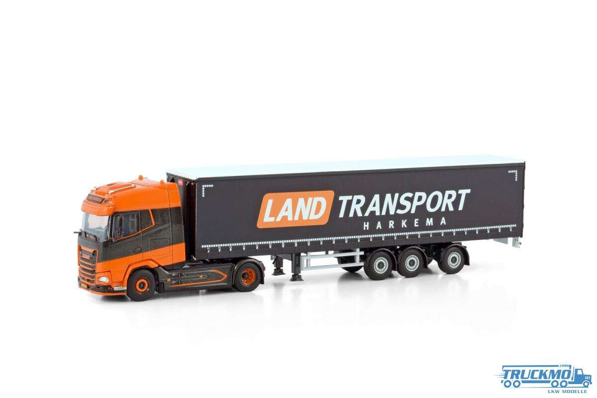 WSI Land Transport DAF XG 4x2 Curtainside Trailer 3 axle 01-4166