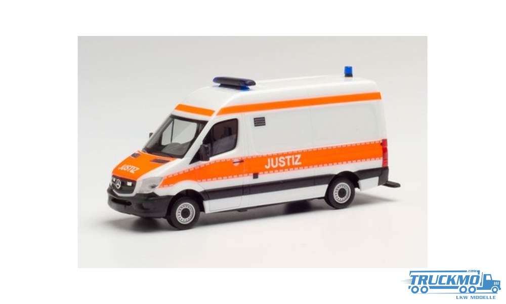 Herpa Justiz Mercedes Benz Sprinter Krankenwagen 939058