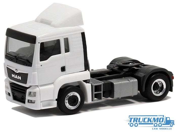 Herpa MAN TGS LX tractor 2 axles white Chassis black 570655