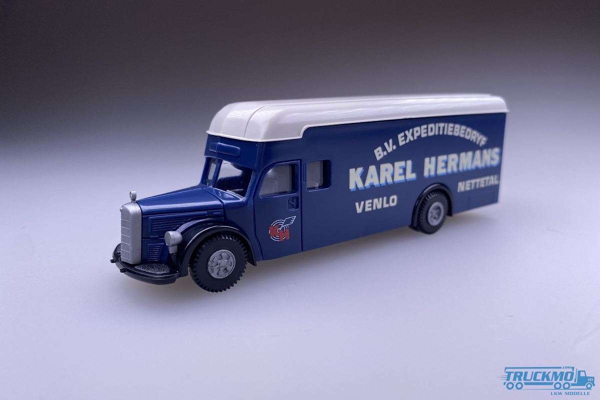 Brekina Karel Hermans Mercedes Benz O 6600 Möbelwagen 95588