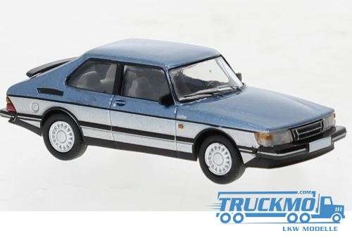 Brekina Saab 900 Turbo 1986 blau silber 870651