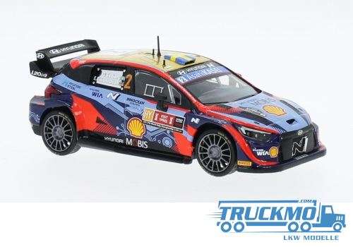 IXO Models Rally Ypern Hyundai i20 N Rally1 WRC 2022 No.2 O. Solberg E. Edmondson IXORAM875.22
