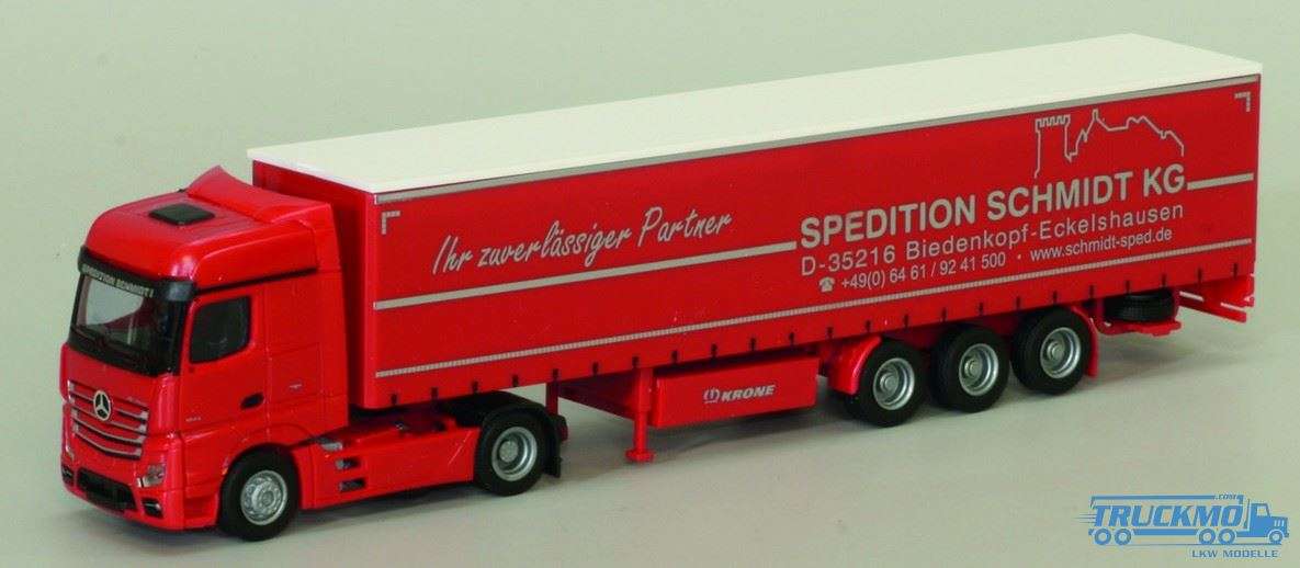AWM Schmidt Mercedes Benz Actros Bigspace reefer trailer 75065