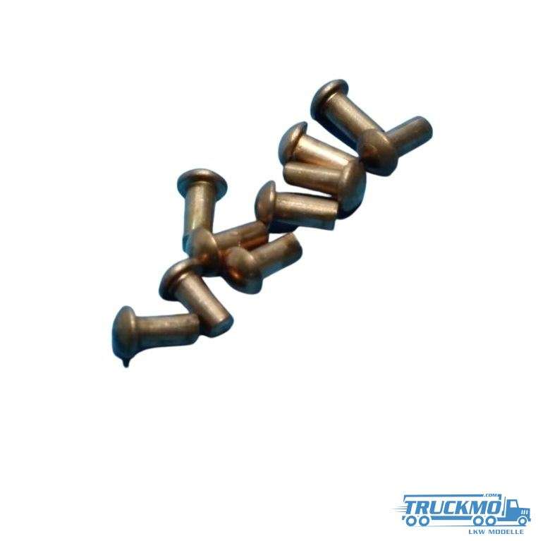 Tekno Parts rivet copper 2x4mm 10 pieces 007-005 80200