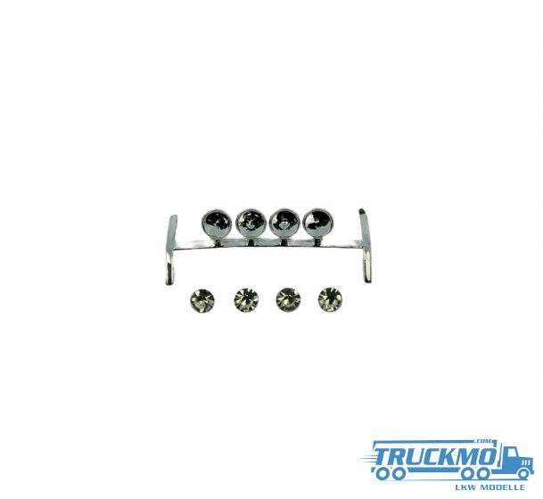 Tekno Parts Volvo FH04 Trux roof lightbar chrome 4 spotlights 82930