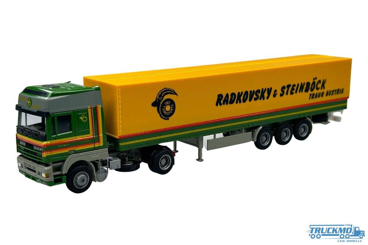 AWM Radkovsky &amp; Steinböck DAF SSC curtainsider semi-trailer 54010