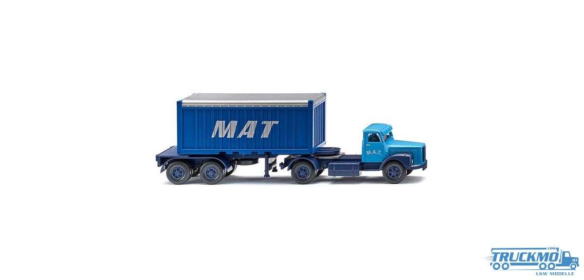 Wiking M.A.T. Scania L111 Containersattelzug + 20ft Container 052604