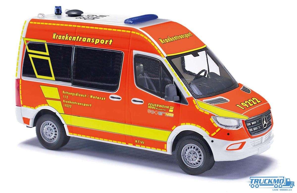 Busch Feuerwehr Wuppertal Mercedes Benz Sprinter short high roof 54056