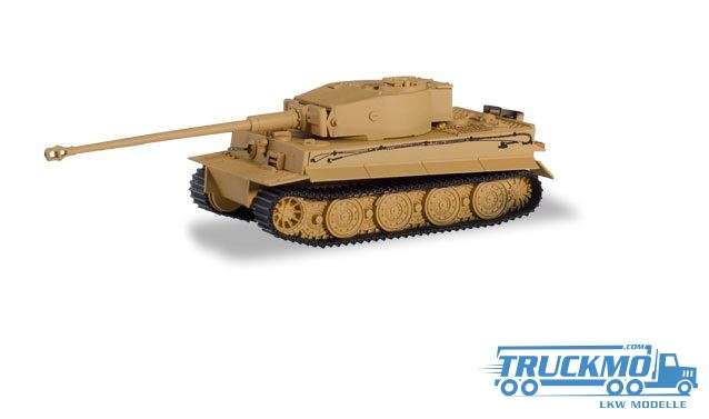 Herpa Military battle tank Tiger version E with 88mm Kwk 43L71 746427
