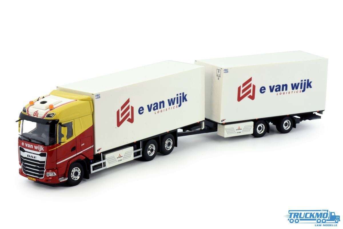 Tekno E. van Wijk DAF XG 6x2 Box Truck-Trailer 83729