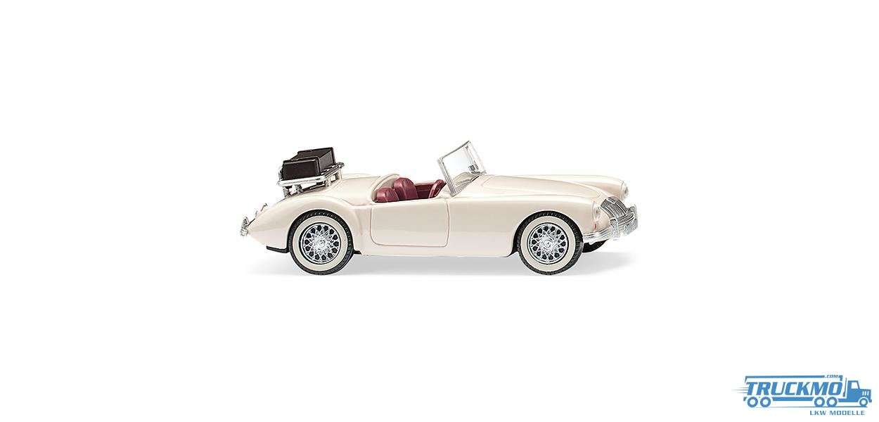 Wiking MG A Roadster white 081805