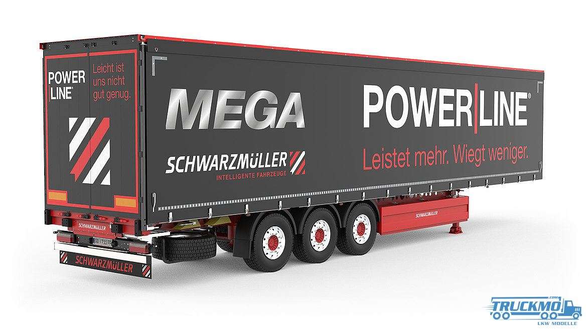 TRUCKMO Decals Schwarzmüller Power Line Mega Planenauflieger 100648