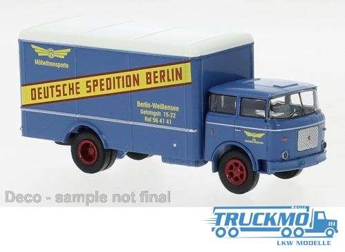 Brekina VEB Deutsche Spedition Berlin LIAZ 706 box 1970 71854