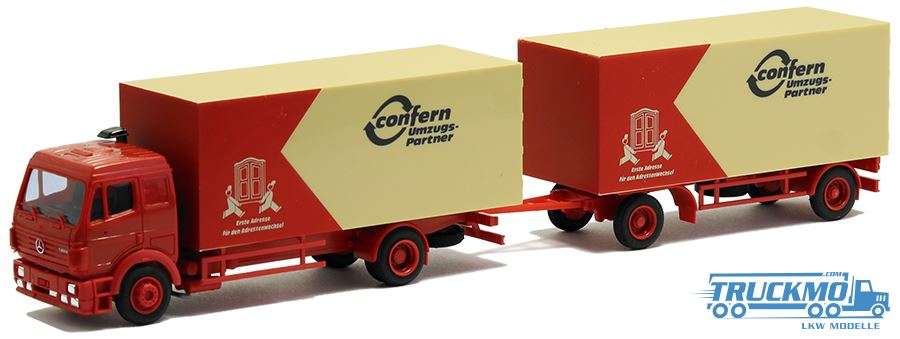 AWM Confern moving partner Mercedes Benz DB SK box trailer train 75875