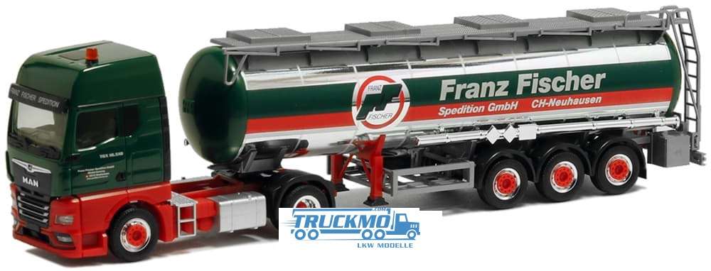 Herpa Fischer Spedition MAN TGX GX tanker semitrailer 5202