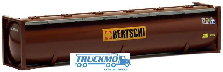 Herpa Bertschi container 40ft brown 493851