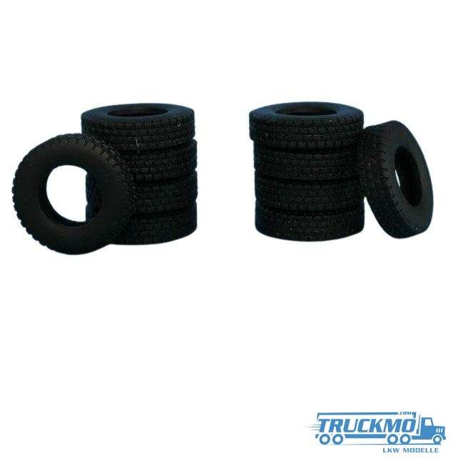 Tekno Parts tires Tirebachse 21mm 10 pieces 500-825 78442