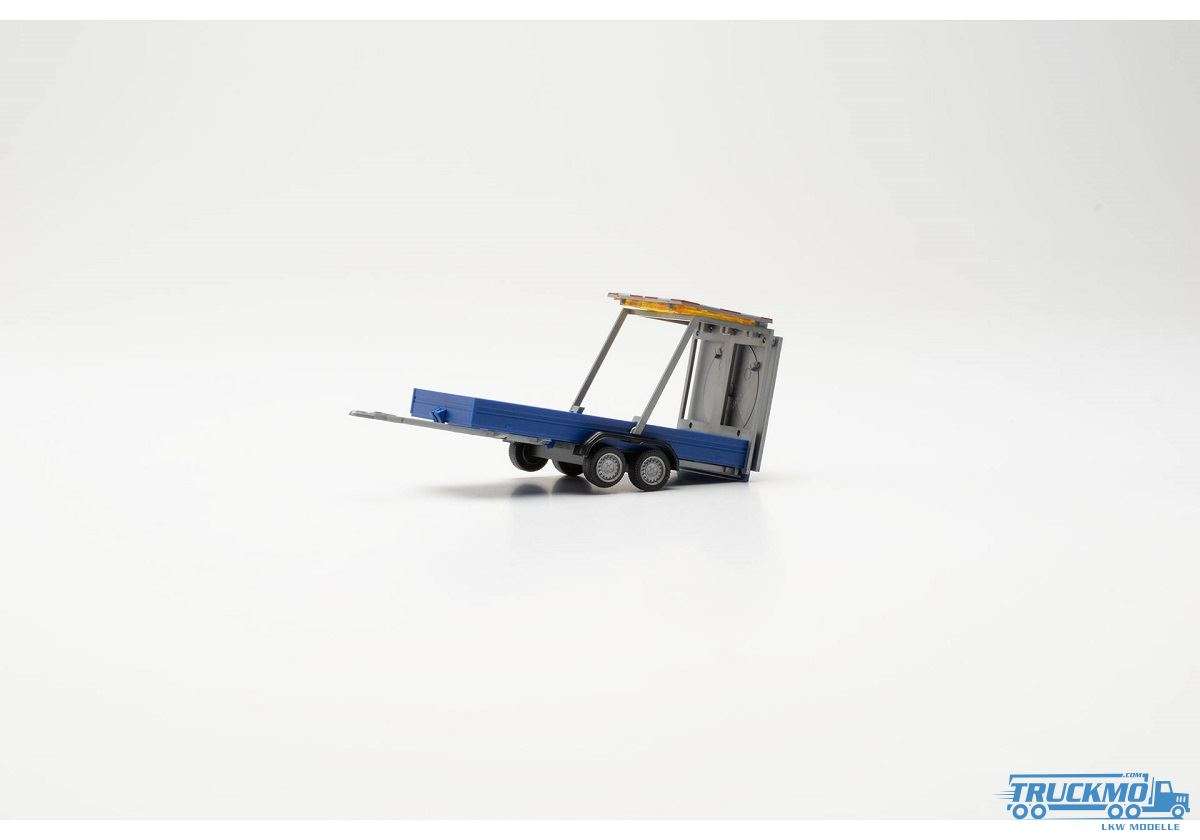 Herpa safety trailer blue 052368-003
