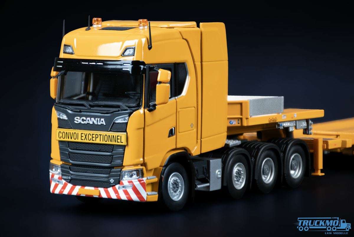 IMC Yellow Series Scania S-Serie high roof Nooteboom low loader 33-0204