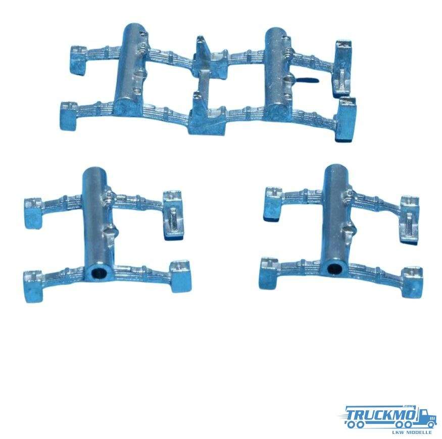 Tekno Parts axle holder with suspension 1x2 axle 2x 1 axle 501-731 79301