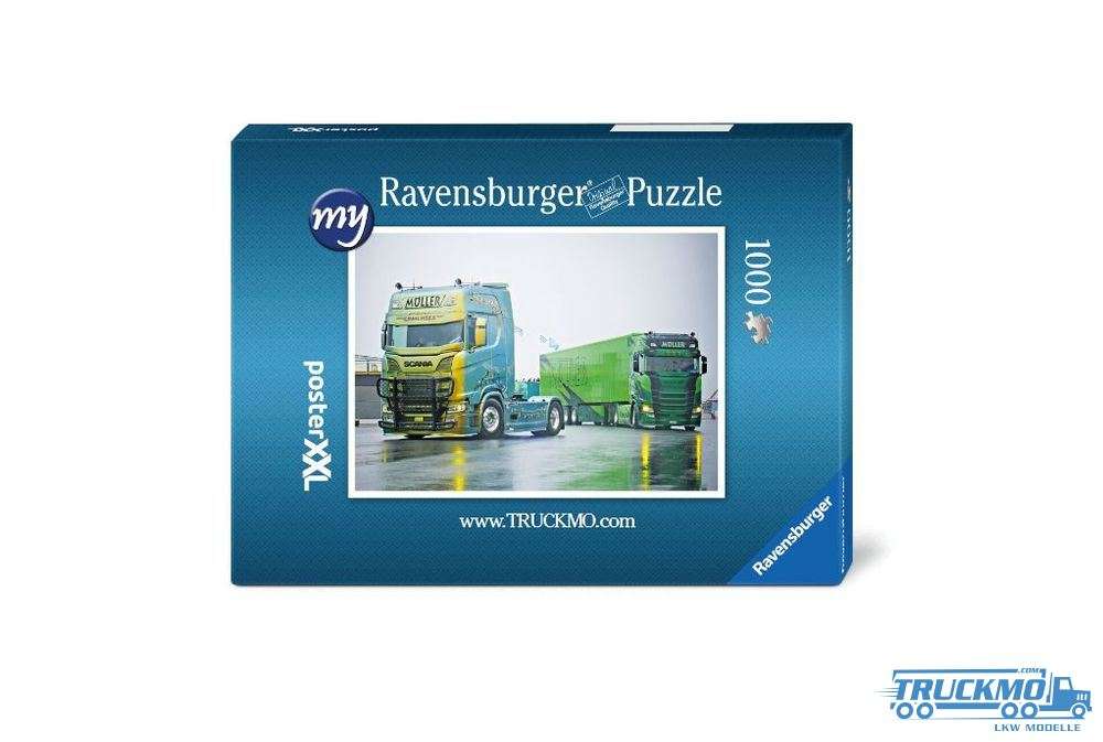 Müller Ermensee Scania Ravensburger Foto-Puzzle 1000 Teile - Original Qualität LT1257