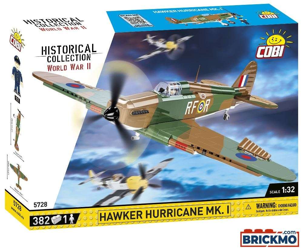 Cobi Historical Collection World War II 5728 Hawker Hurricane MK.I 5728