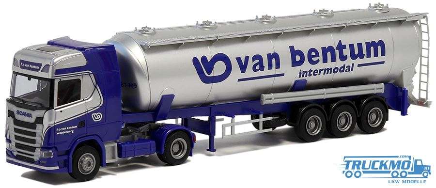 AWM Van Bentum Scania S tipper trailer 9296.01