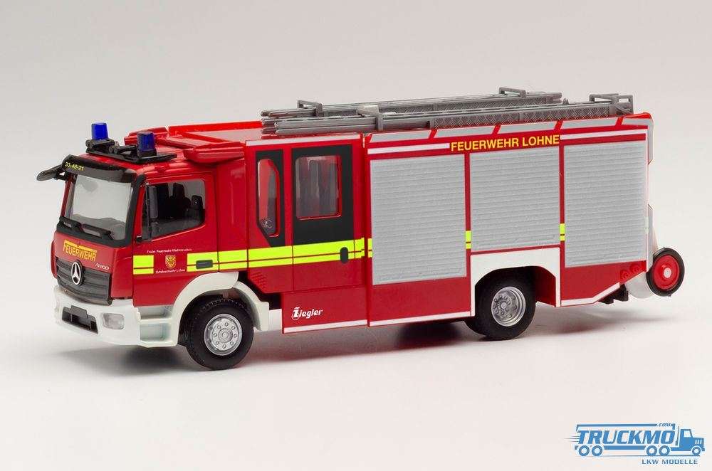 Herpa Freiwillige Feuerwehr Witmarschen / OFW Lohne Mercedes Benz Atego 13 Ziegler Z-CAB HLF 20 0956