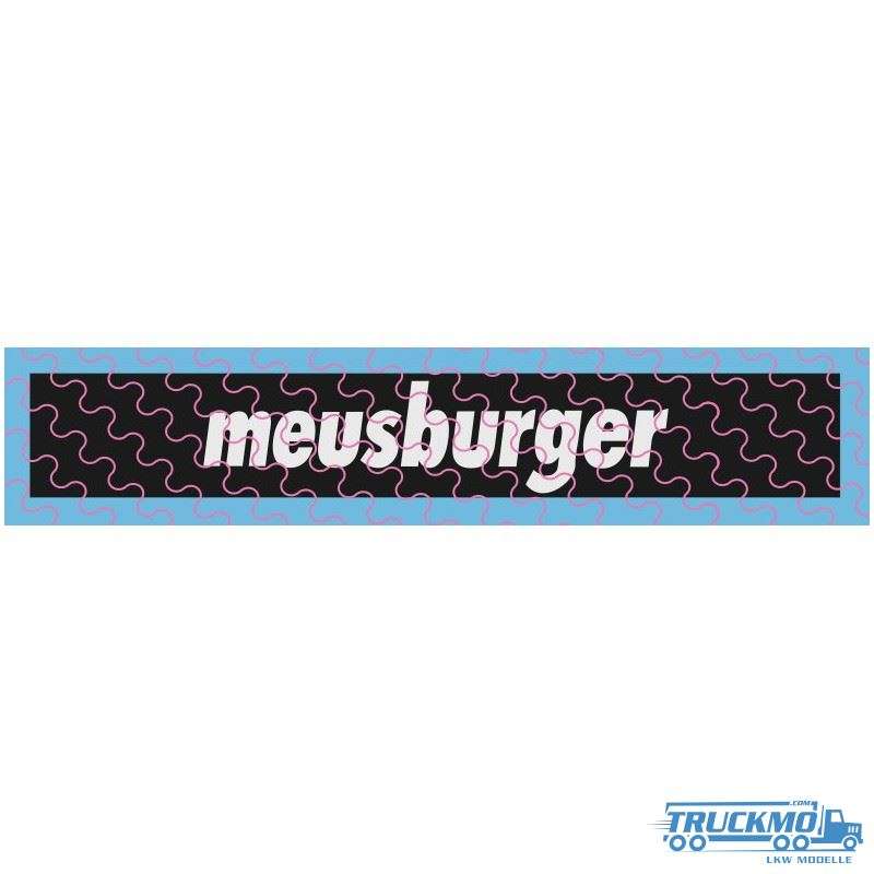 TRUCKMO Decal Meusburger Spritzschutzlappen 2 Lappenmaterial Polystyrol 12D-0367