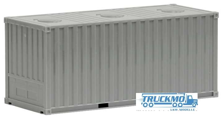 Herpa 20ft Bulkcontainer silver grey 490013