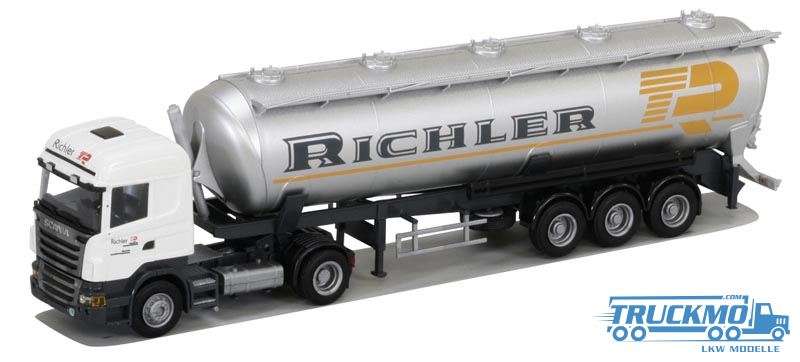 AWM Richler Scania R09 Highline Kippsilosattelzug 8566.01