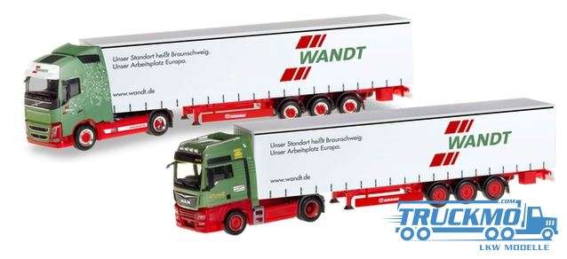 Herpa 80th anniversary Spedition Wandt Set with two models 310215