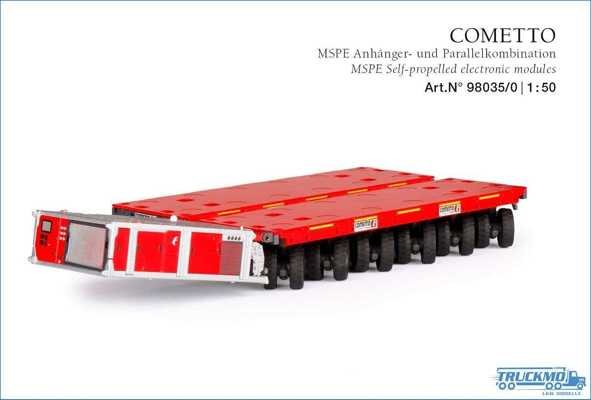 Conrad Cometto MSPE trailer and parallel combination with Powerpack version Cometto 98035/0