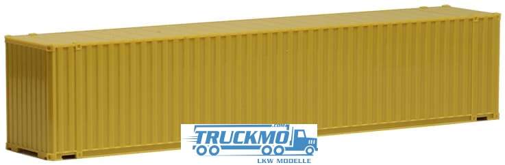 Herpa 45ft Highcube Container ochre yellow 490256