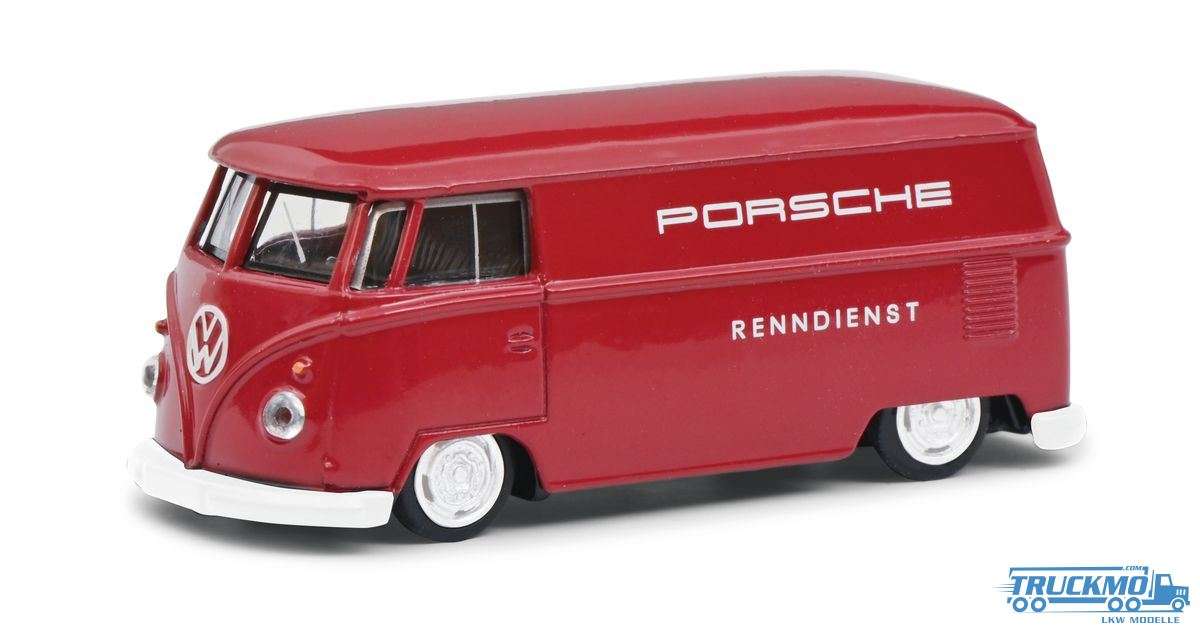 Schuco Porsche Renndienst Volkswagen T1 Kastenwagen Lowrider rot 452026800