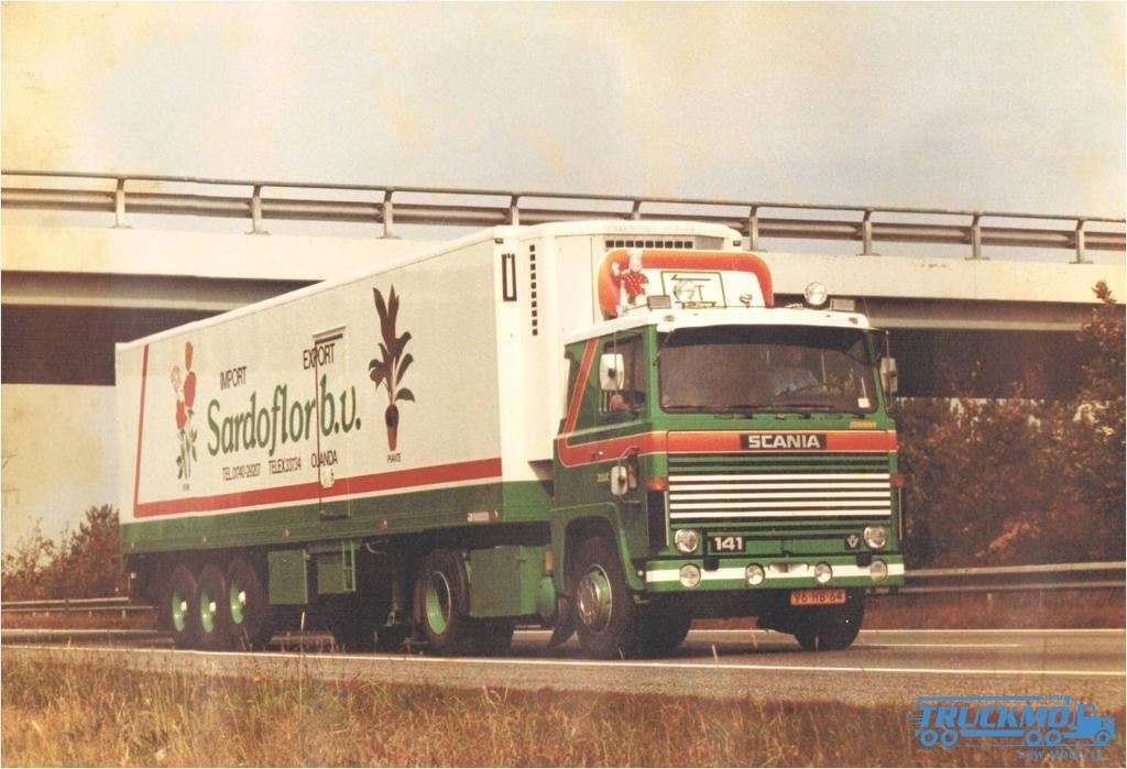 Tekno Zuijderwijk Sardoflor Scania 141 Reefer Semitrailer 3axle 85794
