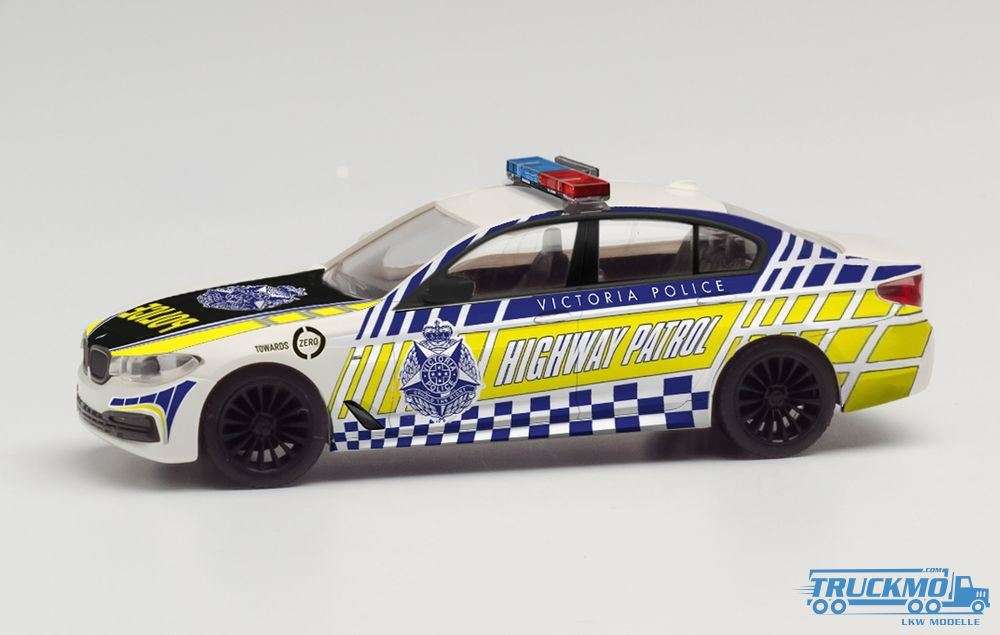 Herpa Victoria Police Highway Patrol BMW 5er Limousine 095655