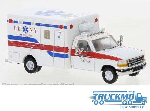 Brekina FDNY Ford F-350 Horton Ambulance 1997 weiß 870361