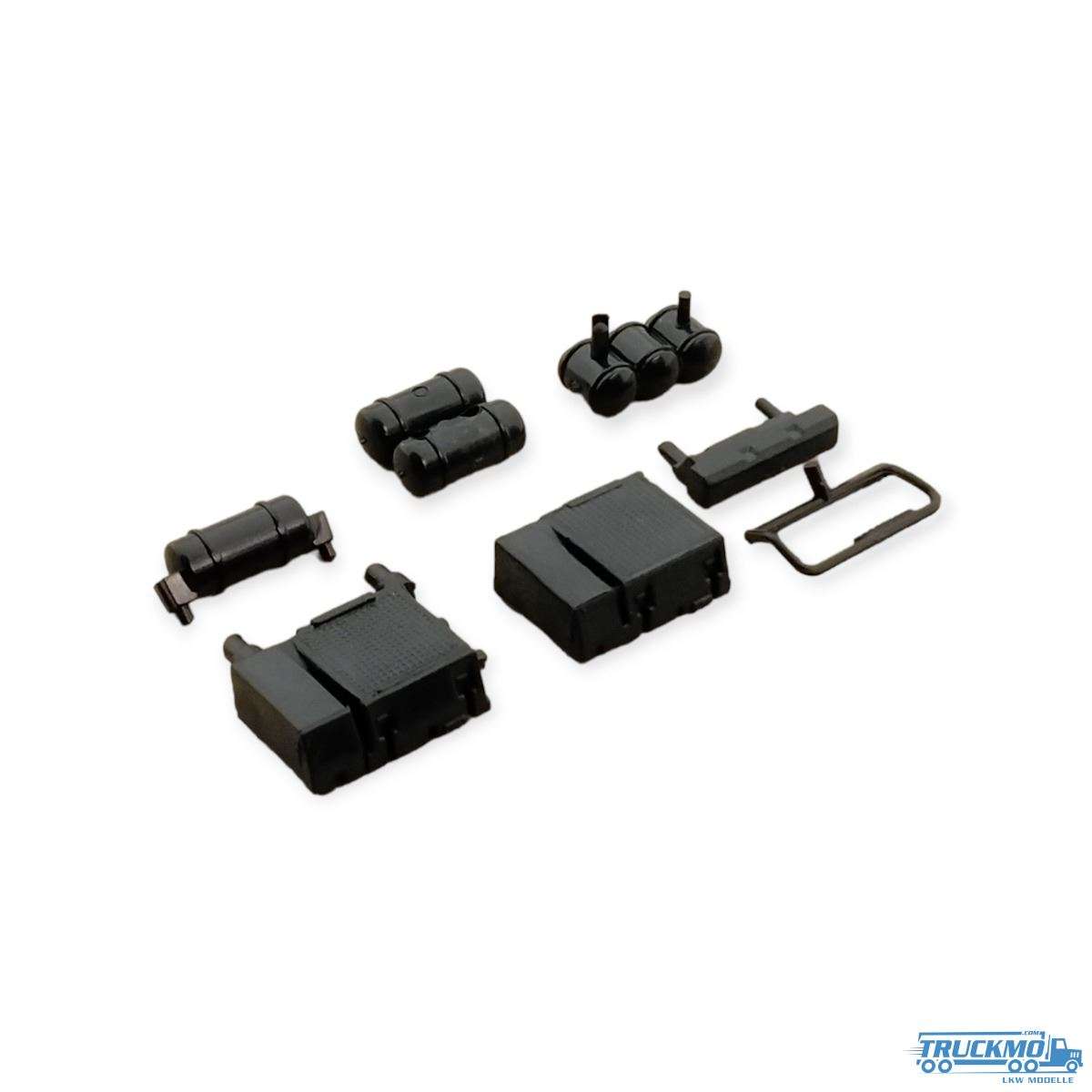 Tekno Parts Scania 3 series battery box + airdrum set 80123