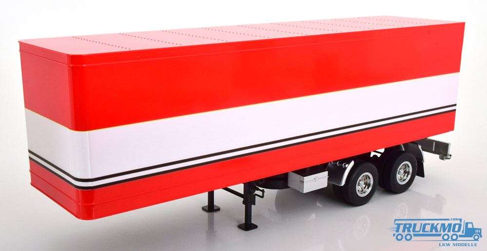 Road Kings box semitrailer red white RK180160