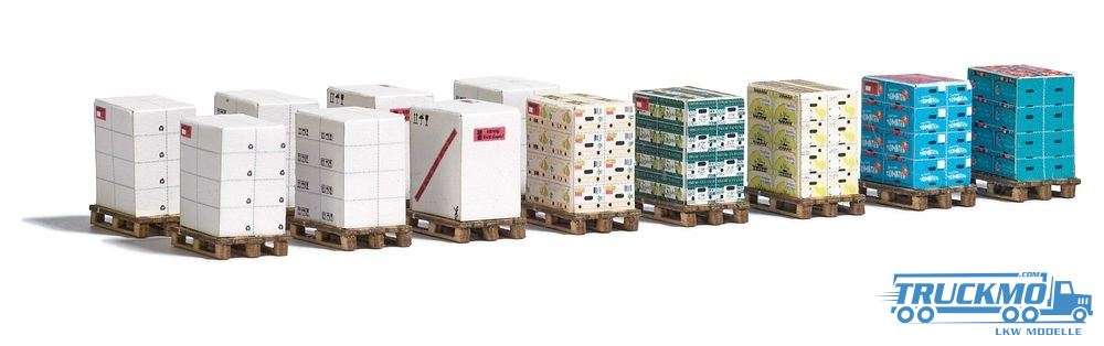 Busch pallets with boxes 1812