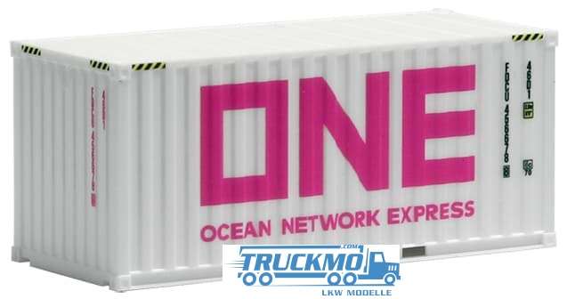 Herpa ONE 20ft Container weiß 493001